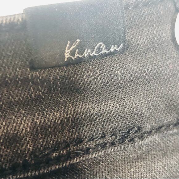 KanCan Black Distressed Denim Shorts – Size 24 - Picture 10 of 15